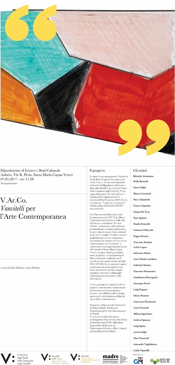 V.ar.co (Vanvitelli per l’Arte Contemporanea)